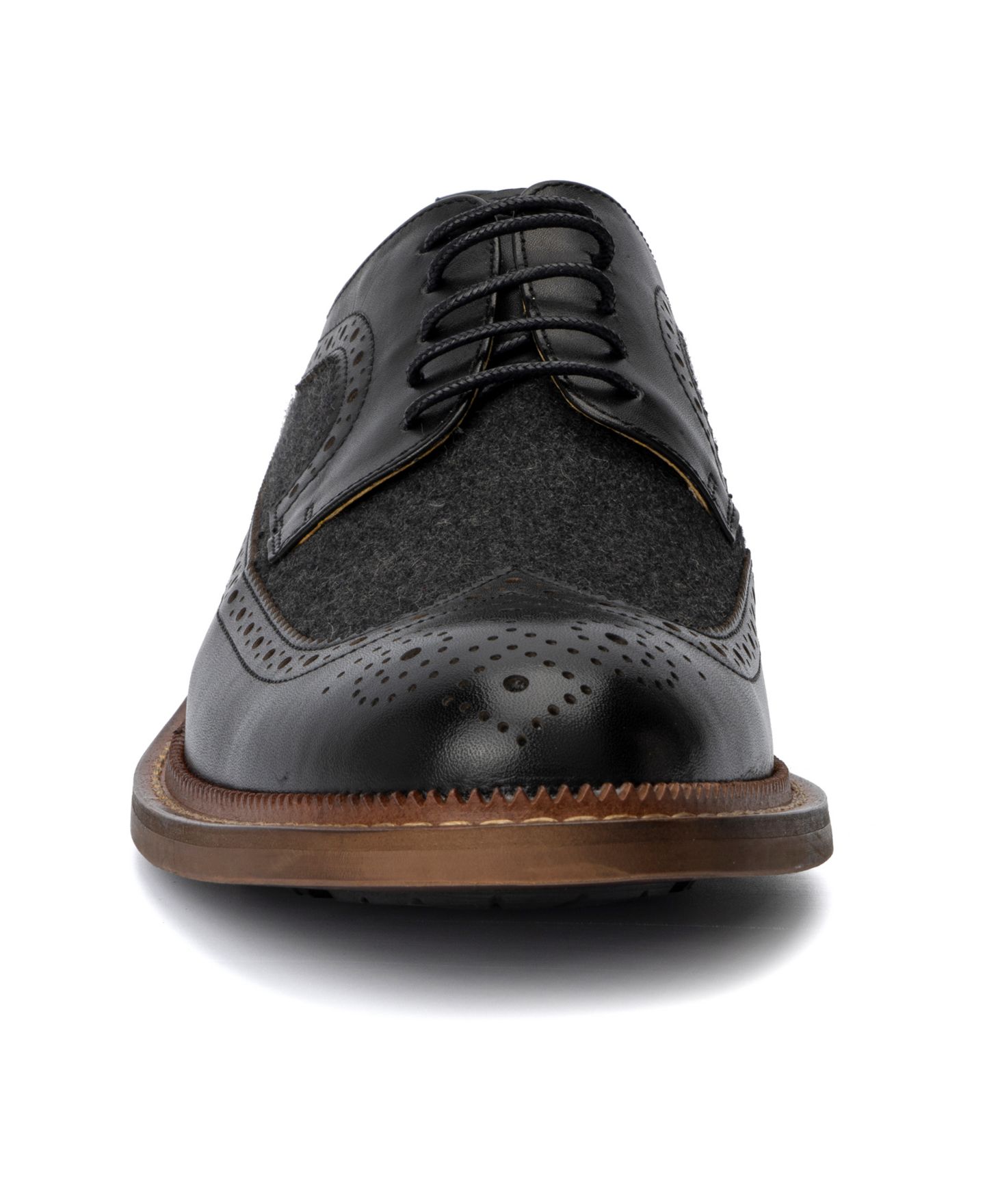 Мужские туфли Vintage Foundry Co Garret Lace-Up Oxfords, цвет: Чёрный — фото 3