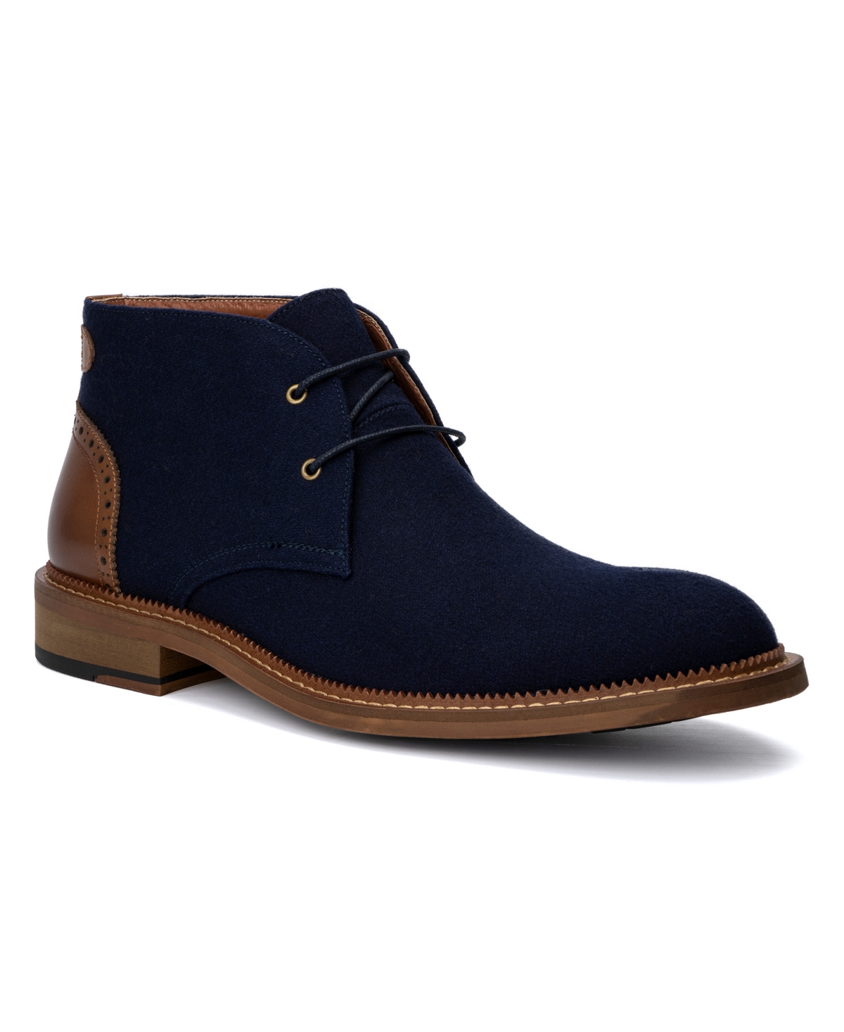 Shop Vintage Foundry Co Men's Kenneth Chukka Boots In Navy