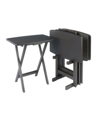 Dorian 5-Piece Wood Snack Table Set