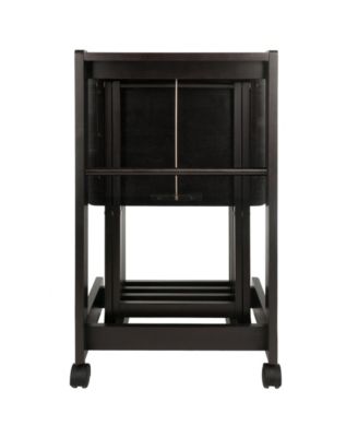 Brienda 5-Piece Wood Flip Top Snack Table Set