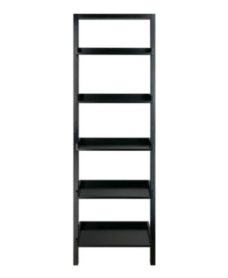 Bellamy 69.36" Wood 5-Tier Leaning Shelf