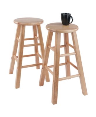 Element 2-Piece Wood Counter Stool Set