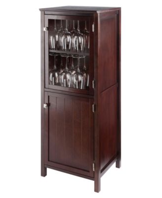 Brooke Jelly 47.44" Wood 2-Section Cupboard