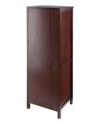 Brooke Jelly 47.44" Wood 3-Section Cupboard