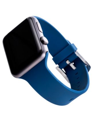 Navy Smooth Silicone Band designed for Apple Watch&reg; 42mm (Series 1-3 only) & 44/45/46/49mm (Ultra & Ultra 2)
