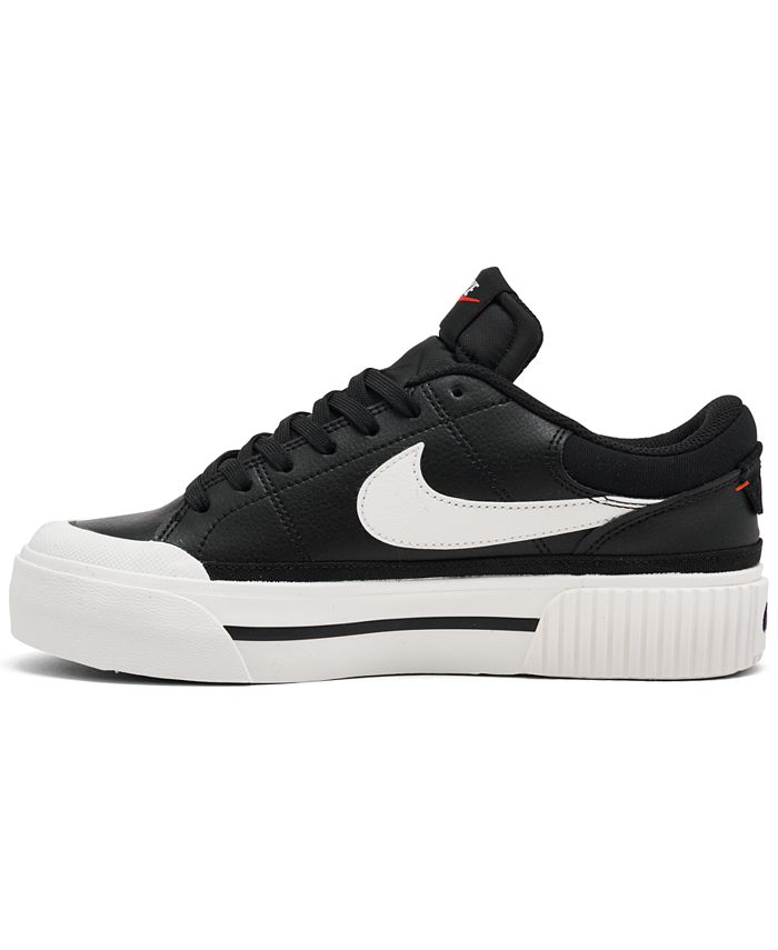 Nike Women #39 s Court Legacy Lift Platform Casual Sneakers from Finish Nike Women #39 s Court Legacy Lift Platform Casual Sneakers from Finish