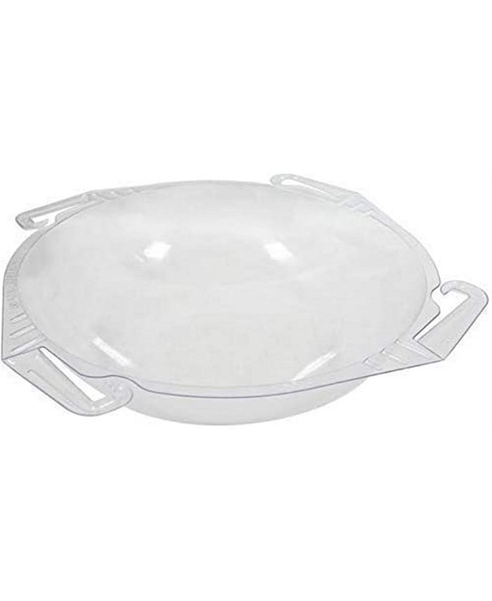 Curtis Wagner Plastics Clear Hanging Basket Drip Pan, 1214" 1 Pack