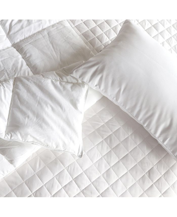 Bokser Home 100 Cotton Quilted Mattress Pad with Full Elastic Pockets