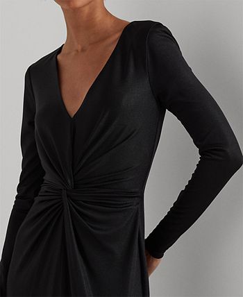 Lauren Ralph Lauren Women's Twist-Front Foil-Print Jersey Gown & Reviews -  Dresses - Women - Macy's
