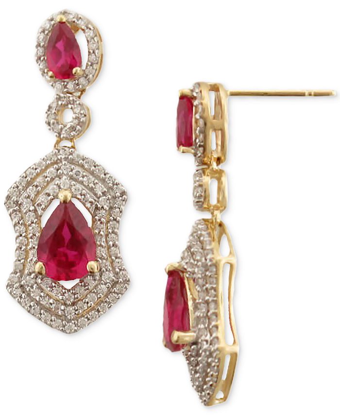 Macys ruby earrings online