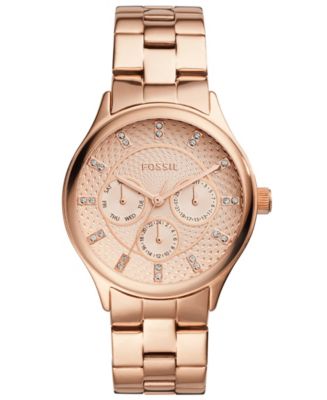 Fossil Ladies Modern Sophisticate Multifunction, rose gold tone ...