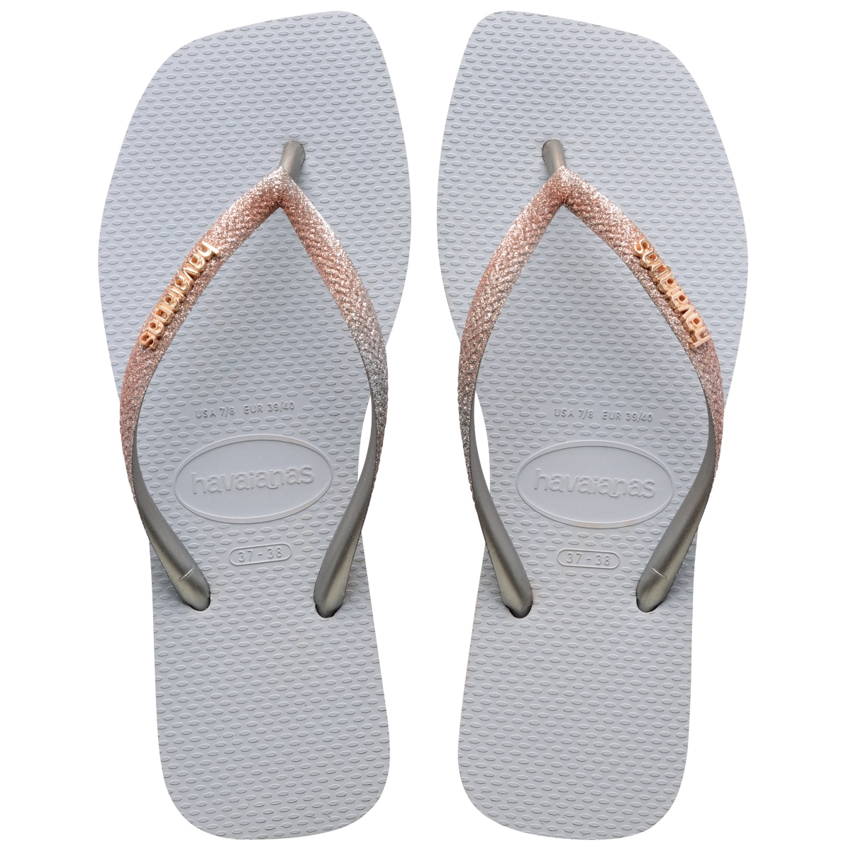 Havaianas Women's Slim Square Glitter Sandals Women's Shoes
