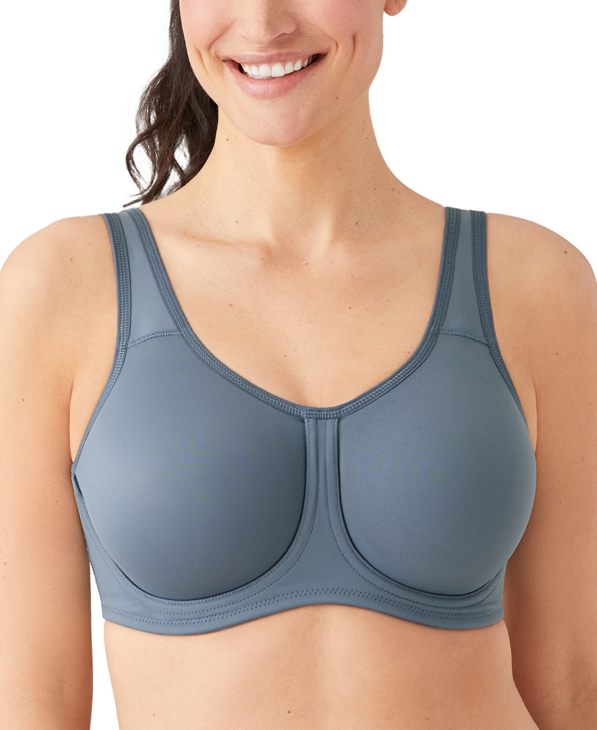 WACOAL SPORT HIGH-IMPACT UNDERWIRE BRA 855170, UP TO I CUP