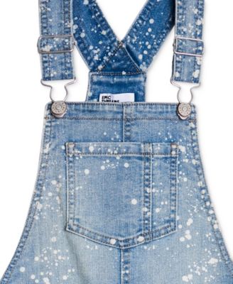 Epic Threads Big Girls Denim Overall, Created For Macy's 