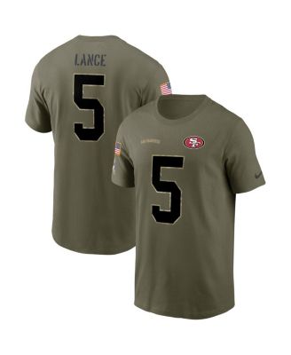 Men's Nike Olive San Francisco 49ers 2022 Salute To Service Long Sleeve T- Shirt