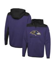 New Era Men's New Era Black Baltimore Ravens Combine Authentic Coin Toss  Pullover Hoodie