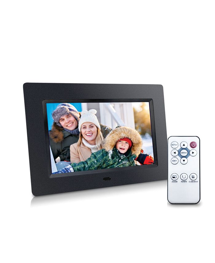 Eco4Life 7" Digital Photo Frame with Remote Control Macy's