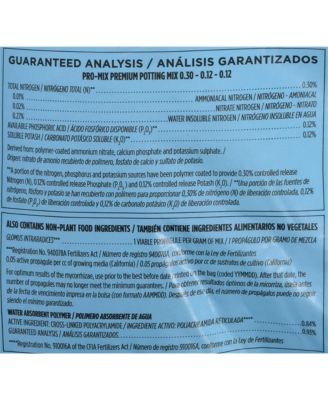 PRO-MIX Premium Potting Mix, 2 CF