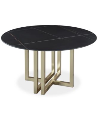 Emila Round Sintered Stone Dining Table, Created for Macy's 