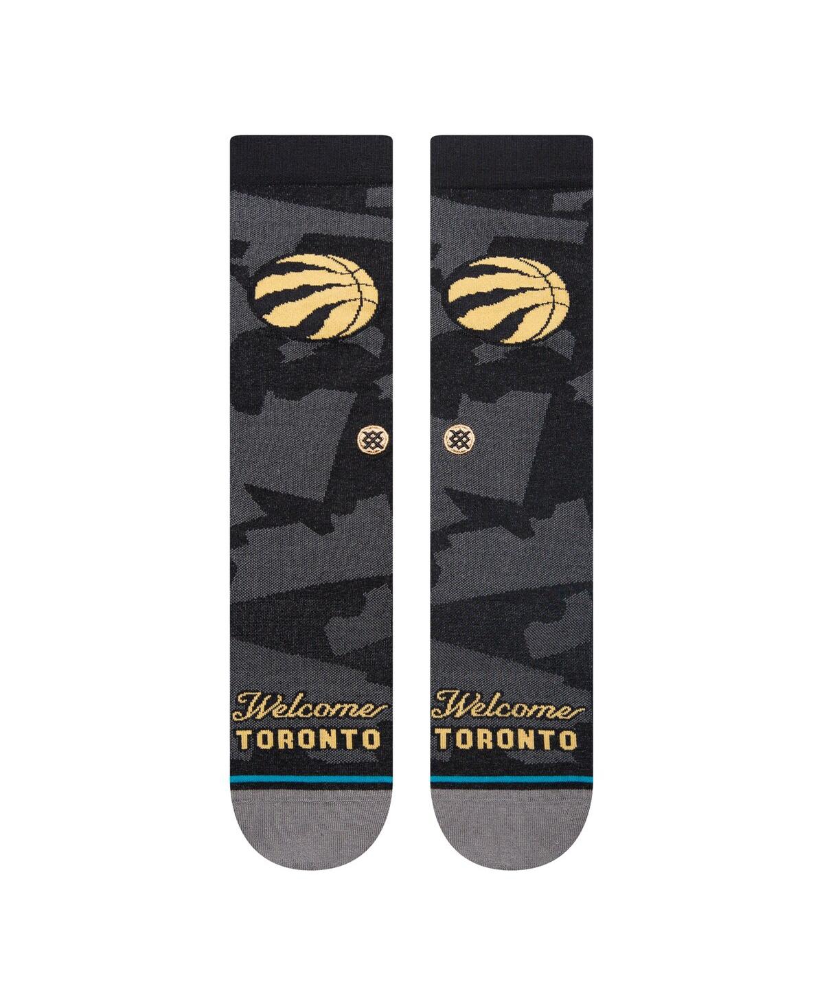 Shop Stance Men's  Toronto Raptors 2022/23 City Edition Crew Socks In Black