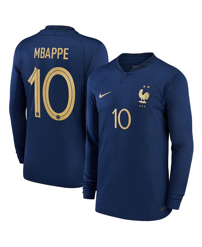 Nike Big Boys Kylian Mbappe Navy France National Team 2022/23 Home