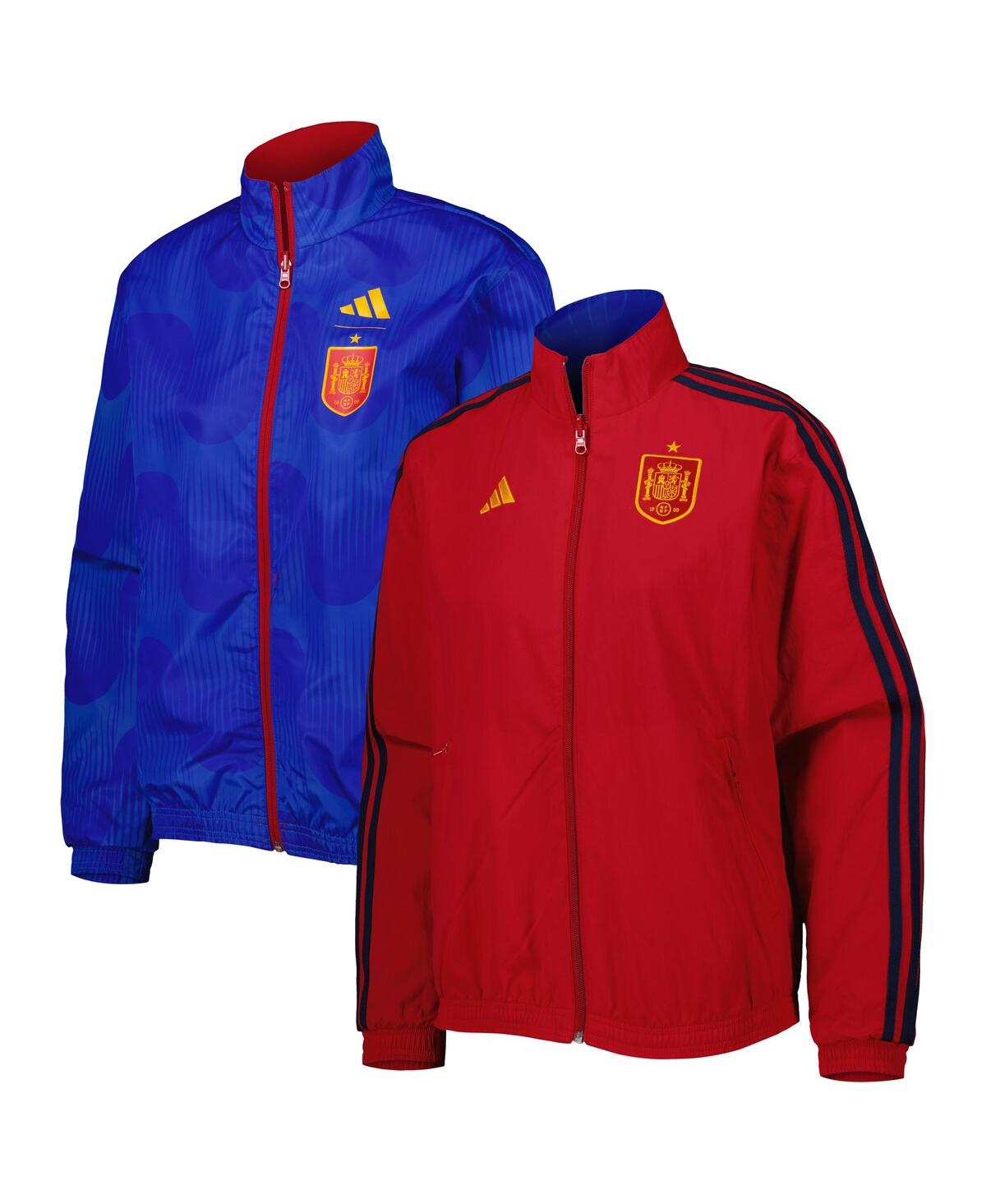 Adidas Originals Women's Adidas Red Spain National Team Anthem Aeroready Reversible Full-zip Jacket