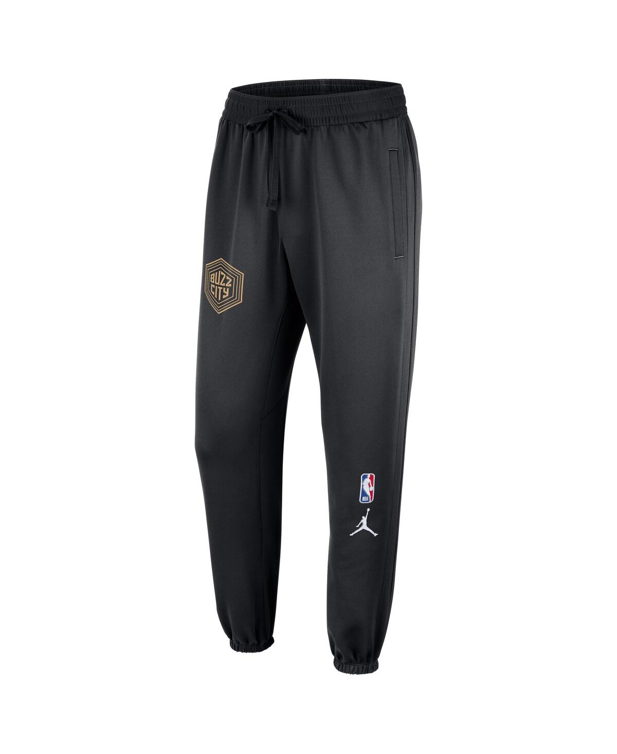 Shop Jordan Men's  Black Charlotte Hornets 2022/23 City Edition Showtime Thermaflex Sweatpants