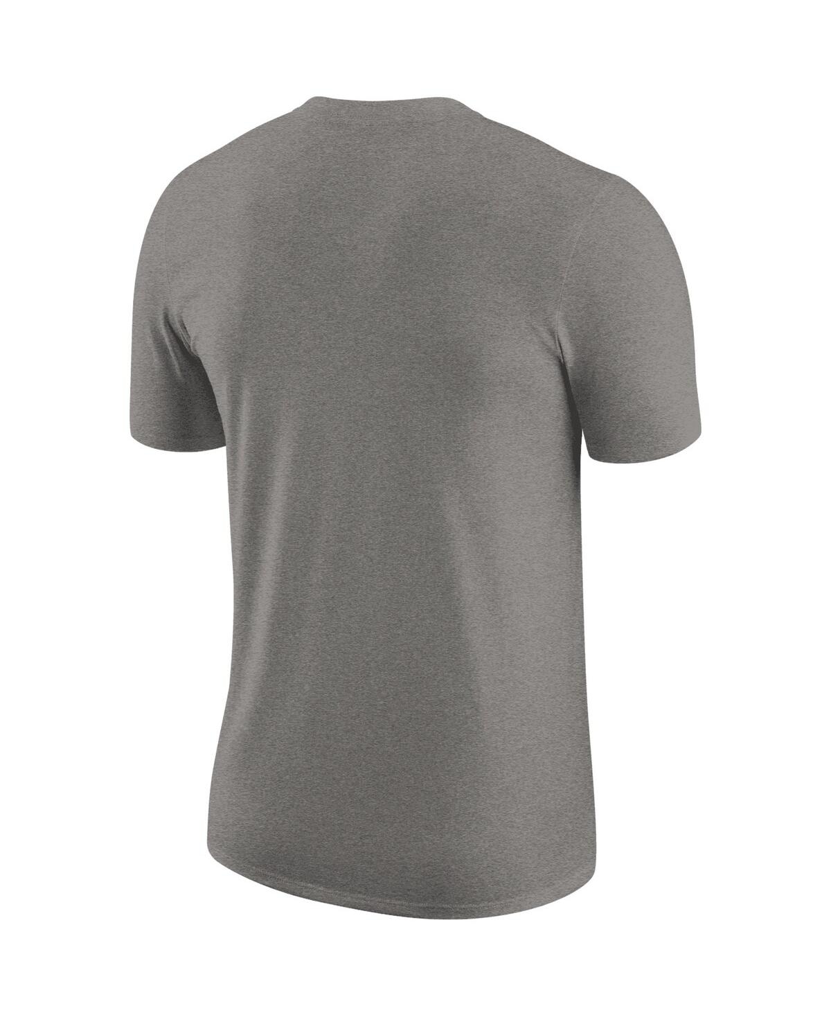 Men's NikeBrooklyn Nets 2022/23 City Edition Essential Logo T-shirt - Heather Charcoal