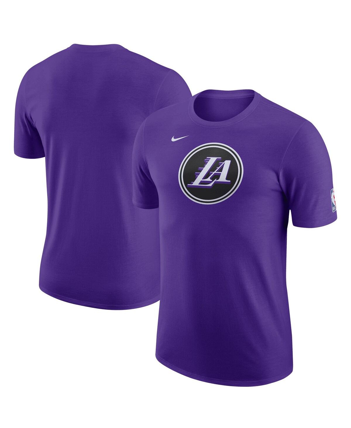 Shop Nike Men's  Purple Los Angeles Lakers 2022/23 City Edition Essential Warmup T-shirt