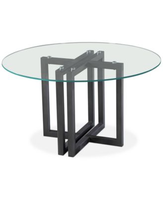 Emila Round Glass Dining Table, Created for Macy's