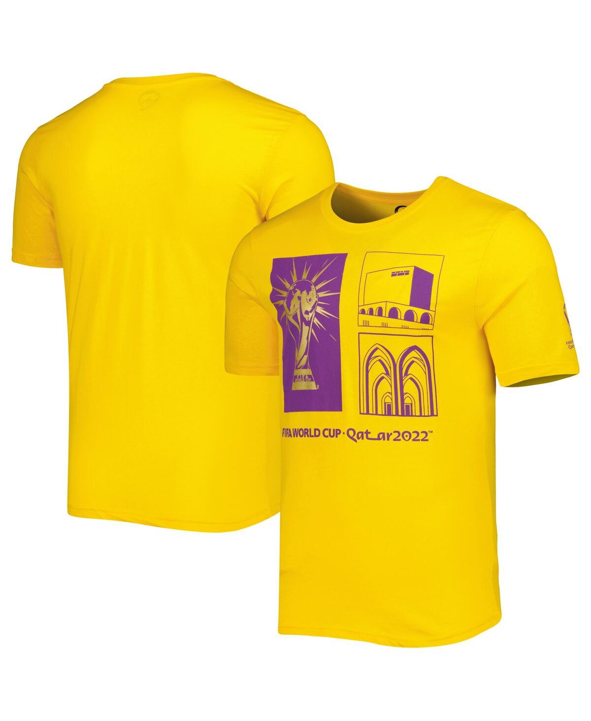 Outerstuff Men's Yellow Fifa World Cup Qatar 2022 Around The World T-shirt