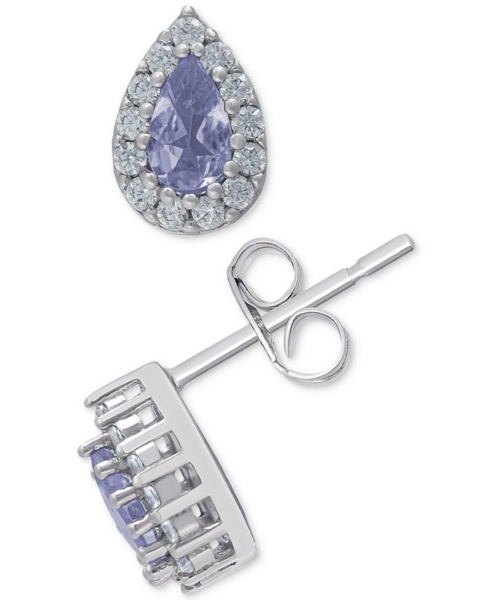 Macys top tanzanite earrings