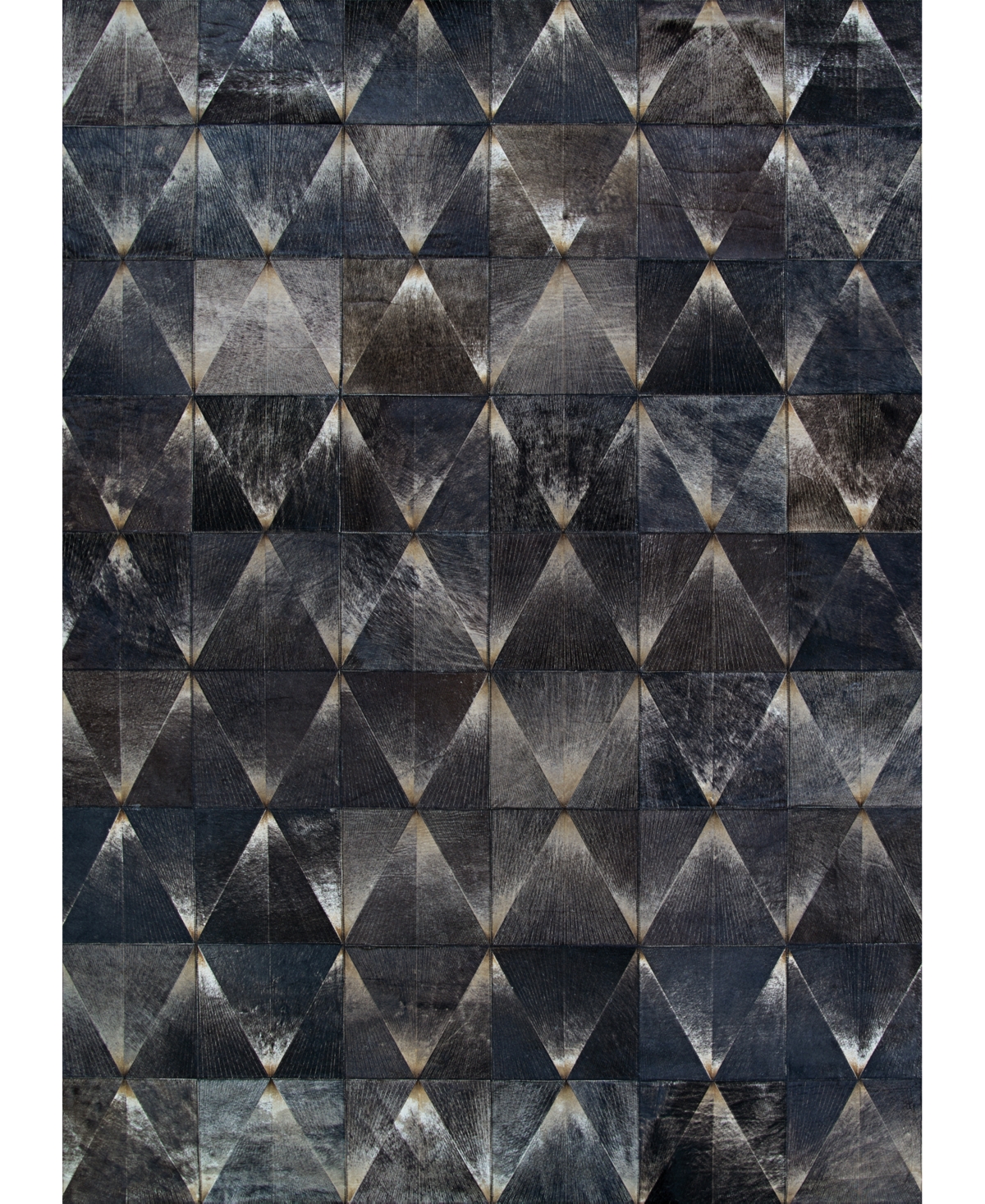 Couristan Chalet Diamondback 5'6in x 8' Area Rug - Black