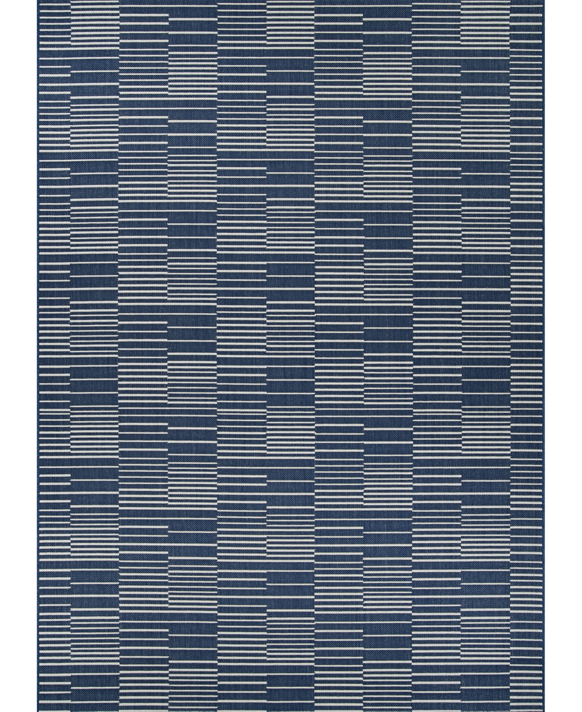 Couristan Afuera Regatta 7'10in x 10'9in Area Rug - Ocean