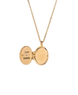 Stone Locket Necklace