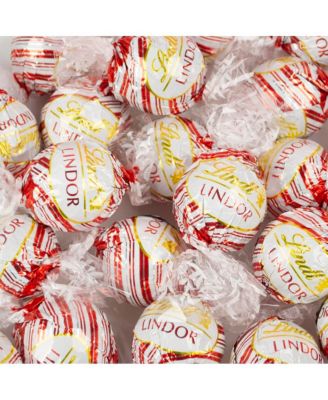 Christmas Candy Gift Tin Peppermint Lindt Truffles - Snowy Drive, 35 Pieces