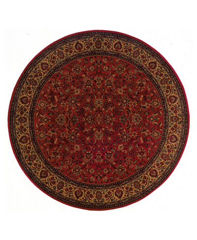 Couristan Rugs, Everest Isfahan Crimson Round