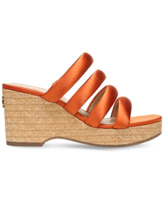 thumbnail image 2 of Sam Edelman Women's Yuki Wedge Sandal - Multi-Strap Puffer Design Fashion Sandals 2 of 11