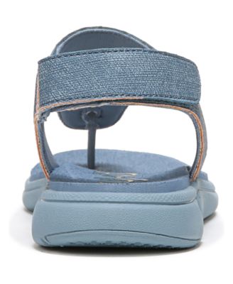 Ryka Womens Margo Shimmer Slingback Thong Sandals