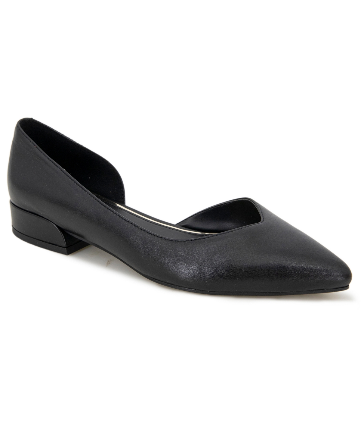Shop Kenneth Cole New York Women's Carolyn Pointy Toe Flats In Black