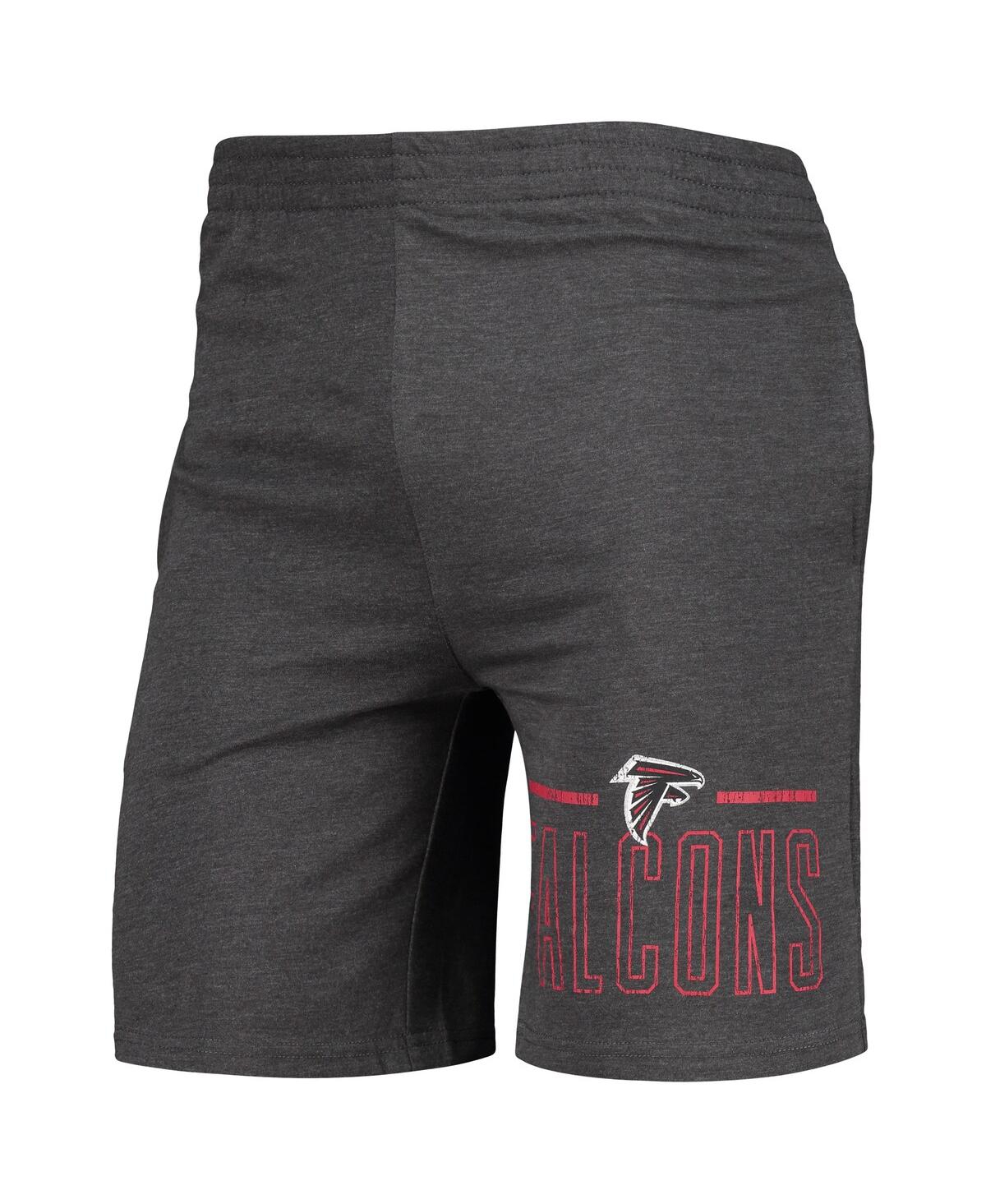 Shop Concepts Sport Men's  Charcoal, Red Atlanta Falcons Meter T-shirt And Shorts Sleep Set In Charcoal,red