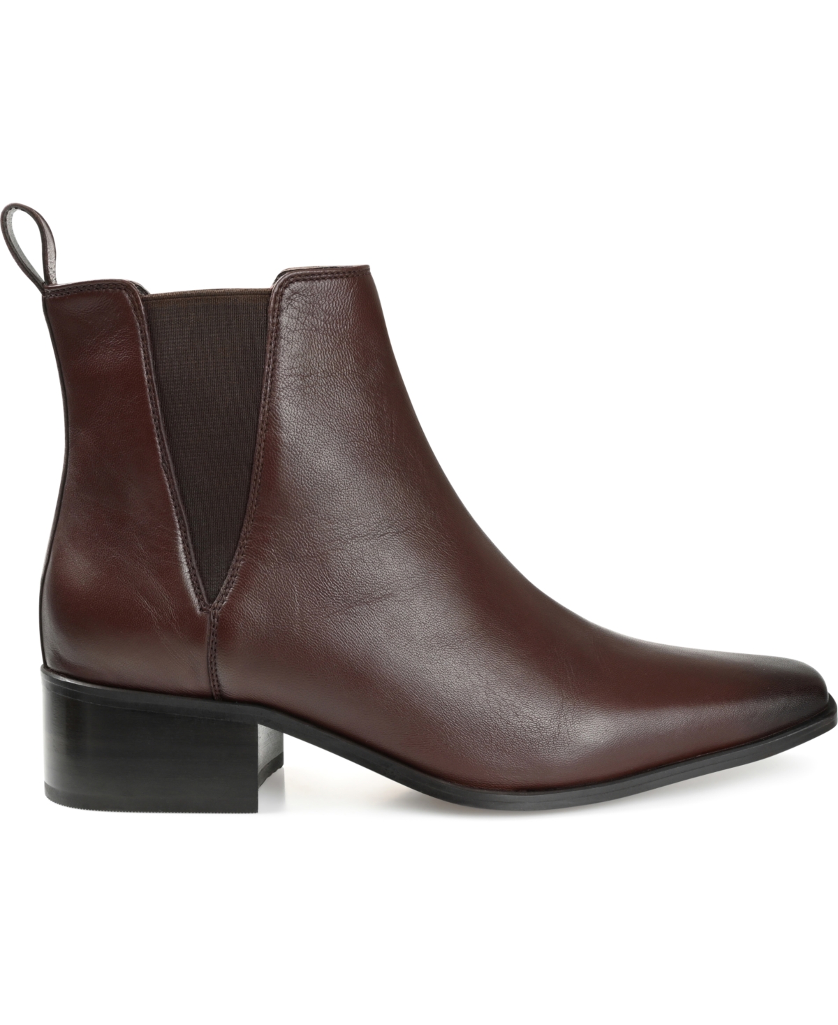 Journee Signature Women's Brooklee Block Heel Snip Toe Ankle Booties