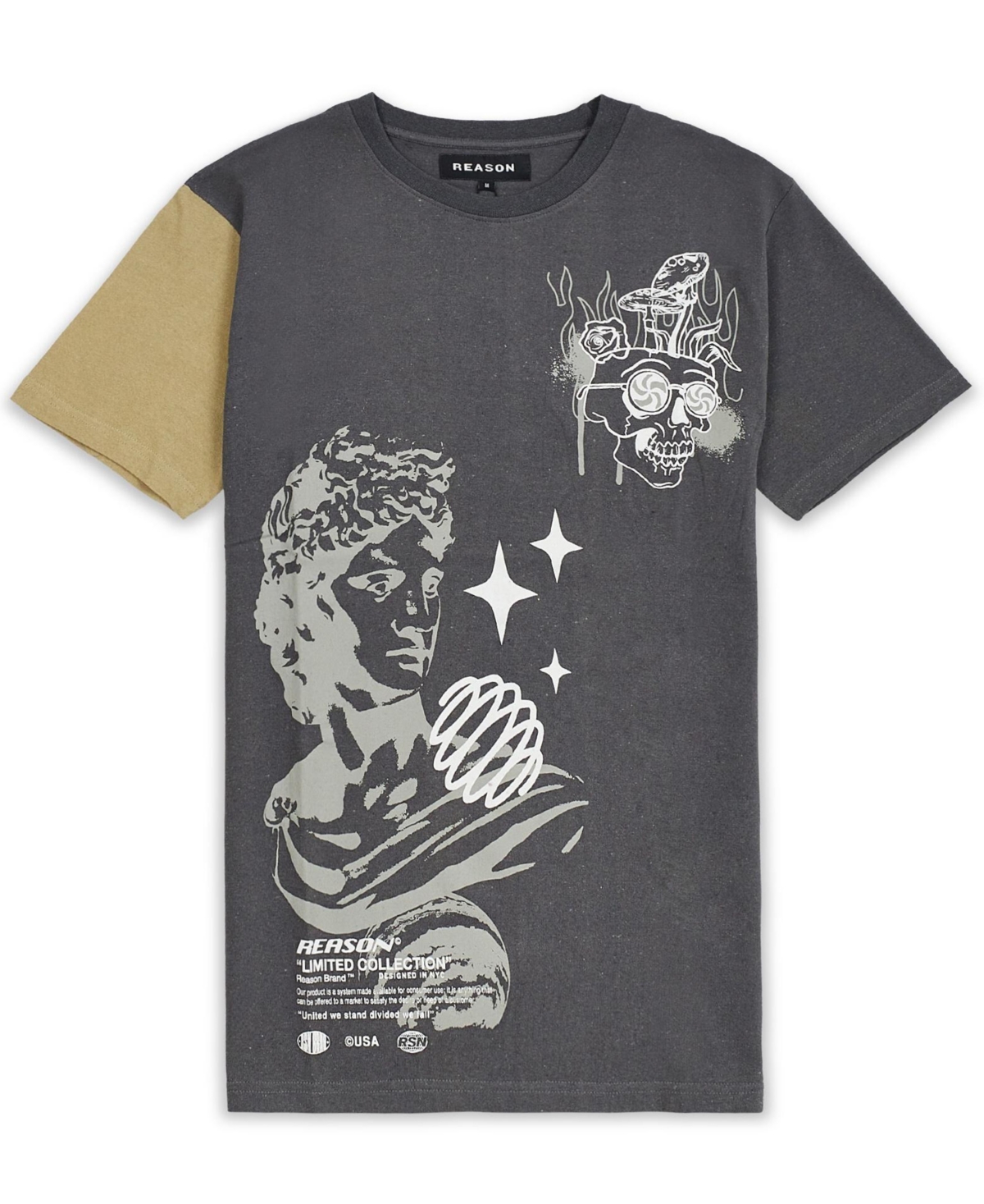 Reason Men's Napoleon Graphic T-shirt In Burnt Olive
