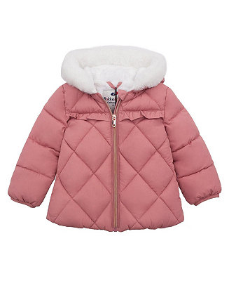 Rokka&Rolla Baby Girls' Soft Lining Hooded Puffer Jacket - Macy's