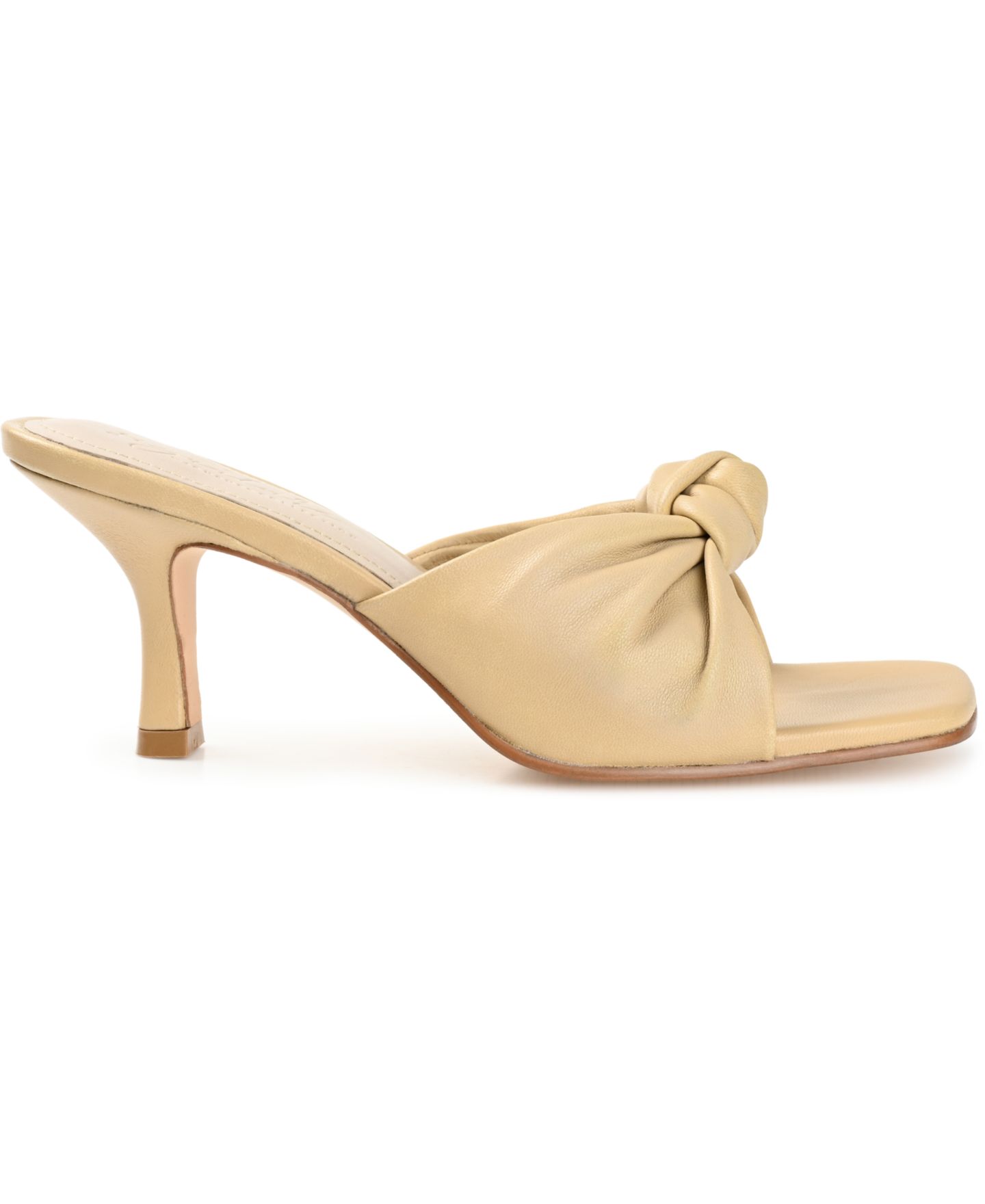 Женские сандалии Journee Signature Finlee Knotted Dress Sandals, цвет: Рыжевато-коричневый — фото 2