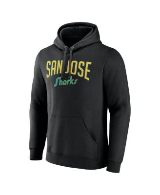 Men's Black San Jose Sharks Special Edition 2.0 Wordmark Pullover Hoodie