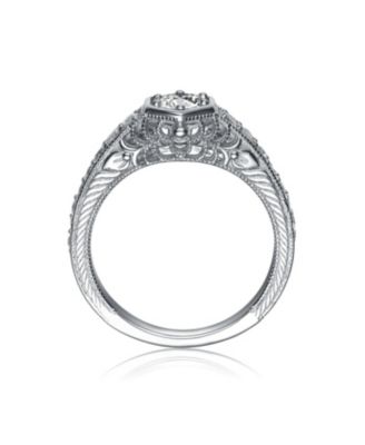 Sterling Silver Cubic Zirconia Sweet Spot Ring