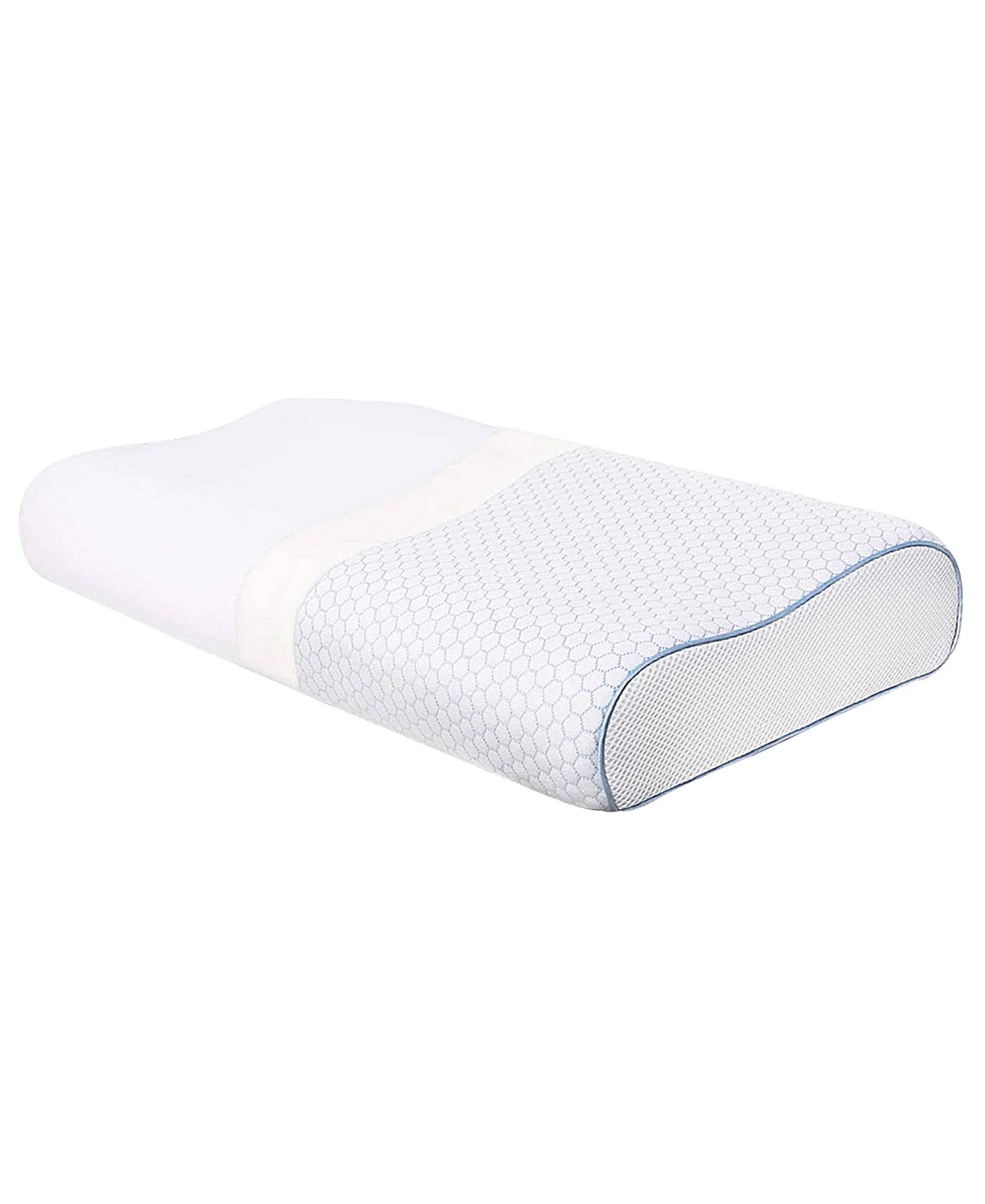 Dr Pillow Sepoveda Contour Memory Foam Pillow In White