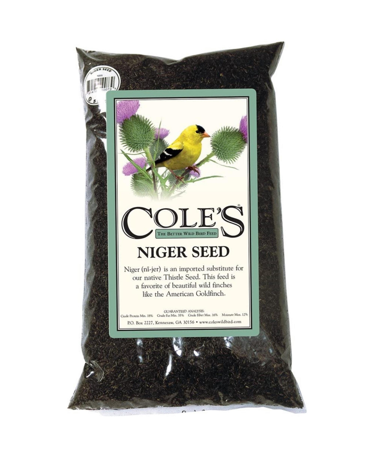 Coles NI05 Niger Bird Seed 5-Pound - Multi