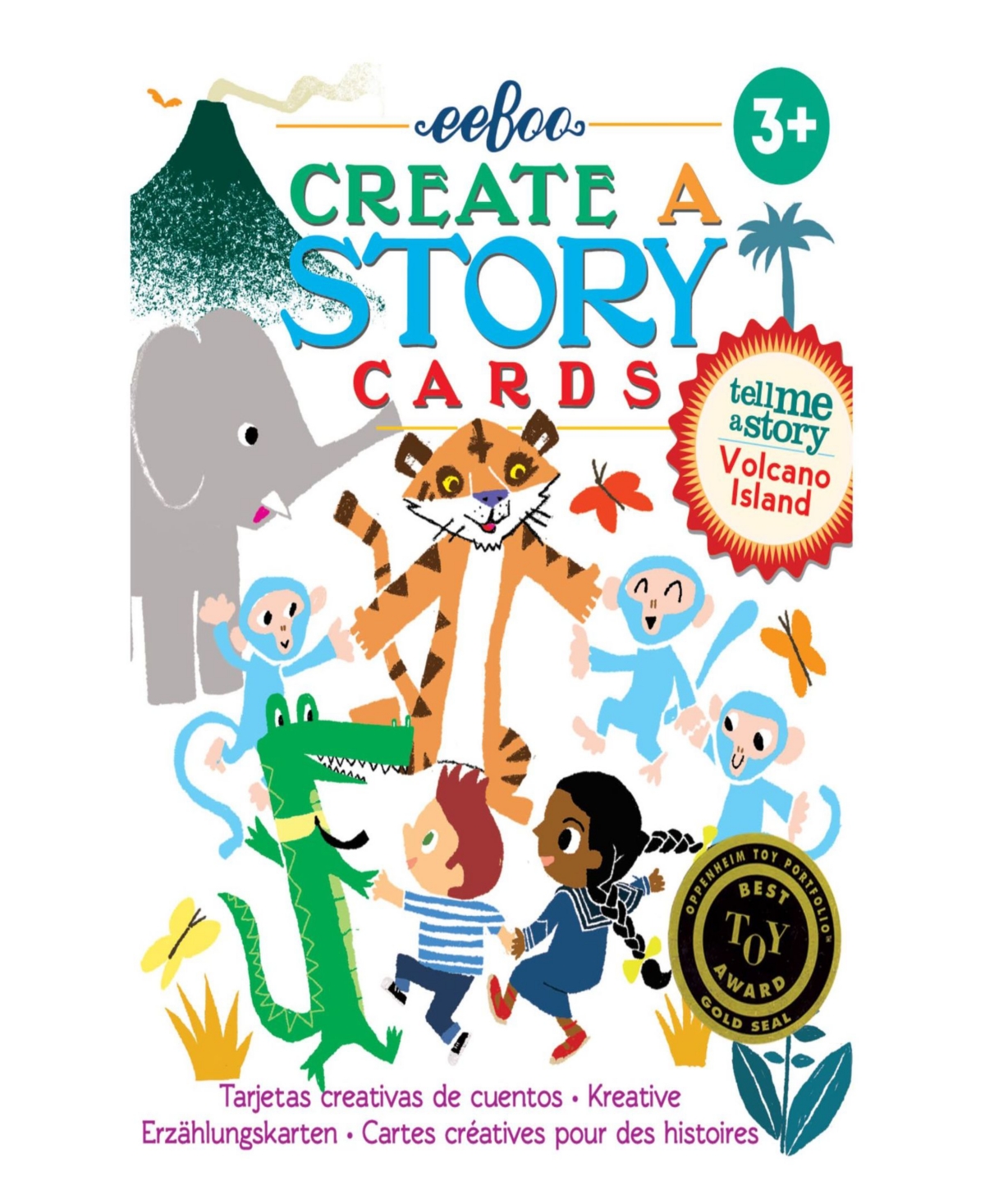 Shop Eeboo Create A Story Cards Set, 36 Piece In Multi